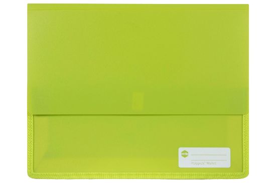 Picture of MBG WALLET A4 HEAVY DUTY POLYPICK LIME