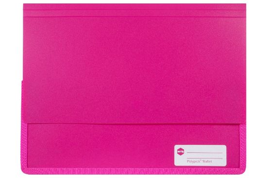 Picture of MBG WALLET A4 HEAVY DUTY POLYPICK PINK