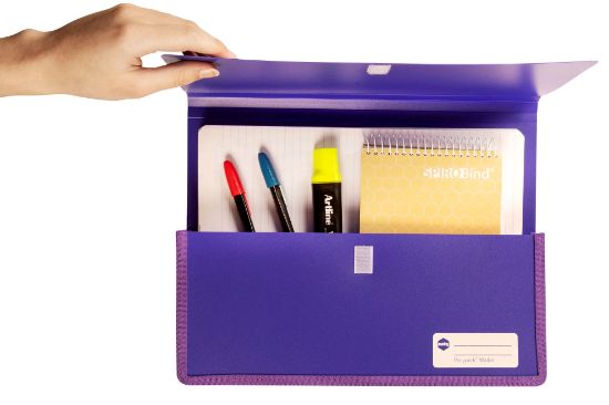 Picture of MBG WALLET A4 HEAVY DUTY POLYPICK PURPLE