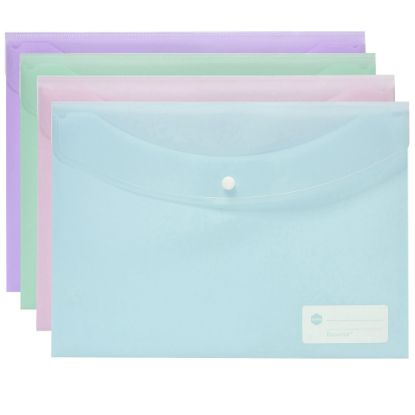 Picture of MBG DOCULOPE DOCUMENT WALLET A4 PASTEL A