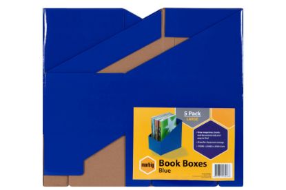 Picture of MBG BOOK BOX LGE BLU PK 5