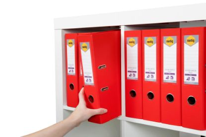 Picture of MBG PE LEVER ARCH A4 BRIGHT RED