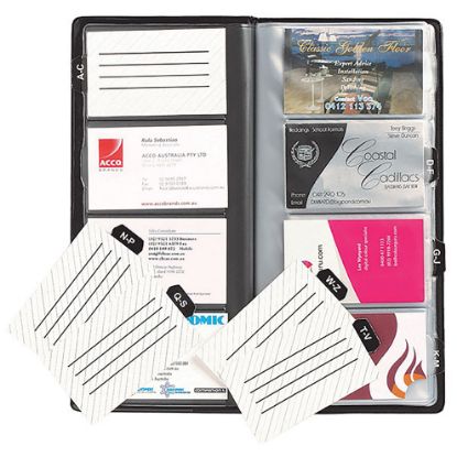 Picture of MBG BUSINESS CARD HOLDER INDEXED 96CAP
