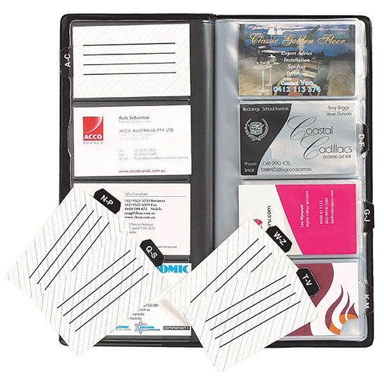 Picture of MBG BUSINESS CARD HOLDER INDEXED 96CAP