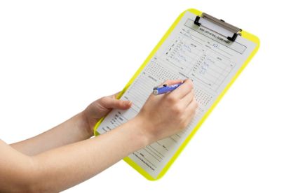 Picture of MBG PRO CLIPBOARD PLASTIC A4 NEON GRN