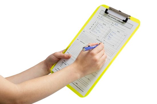 Picture of MBG PRO CLIPBOARD PLASTIC A4 NEON GRN