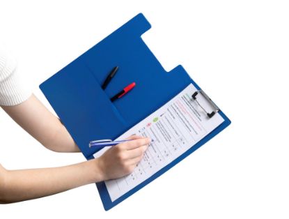 Picture of MBG CLIPFOLDER PP A4 BLU