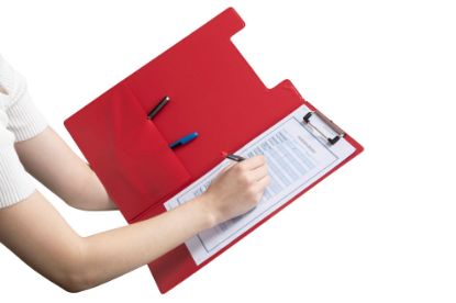 Picture of MBG CLIPFOLDER PP FC RED