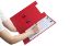 Picture of MBG CLIPFOLDER PP FC RED