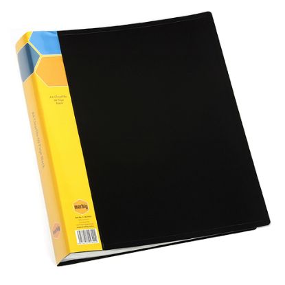 Picture of MBG A4 60 FIXED POCKET DISP BOOK BLACK