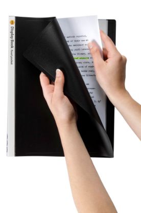 Picture of MBG A4 20 FIXED POCKET DISP BOOK BLACK