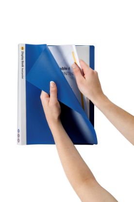 Picture of MBG A4 40 FIXED POCKET DISPLAY BOOK BLUE