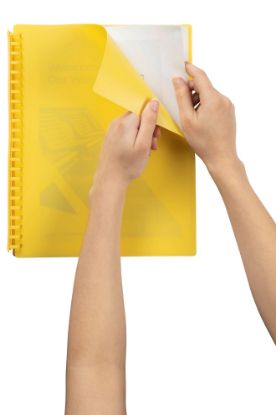 Picture of MBG DISPLAY BOOK A4 REFILLABLE YELLOW