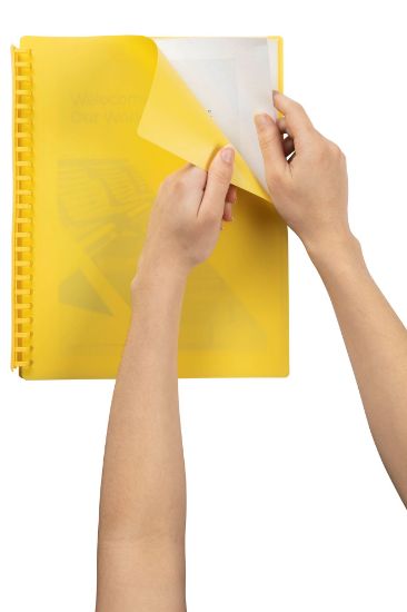 Picture of MBG DISPLAY BOOK A4 REFILLABLE YELLOW