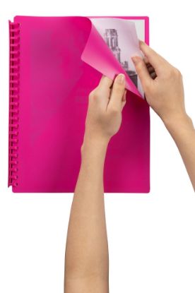 Picture of MBG DISPLAY BOOK A4 REFILLABLE PINK