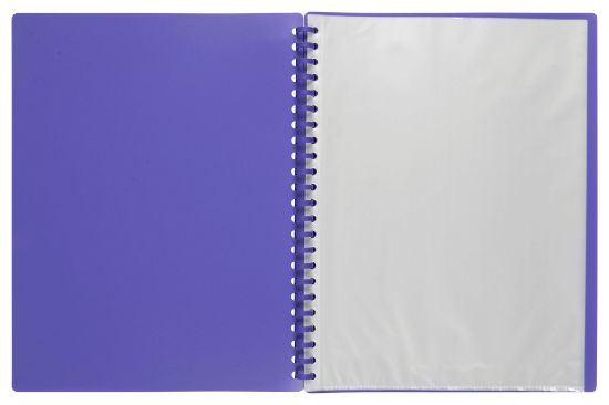 Picture of MBG DISPLAY BOOK A4 REFILLABLE PURPLE