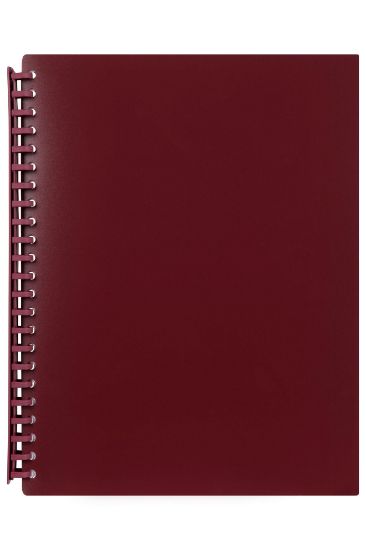 Picture of MBG DISPLAY BOOK A4 REFILLABLE MAROON