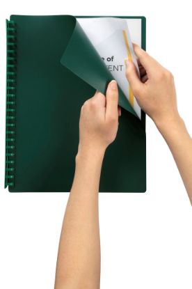 Picture of MBG DISPLAY BOOK A4 R'BLE DARK GREEN