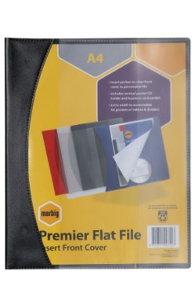 Picture of MBG FILE A4 FLAT PREMIER INS BLACK