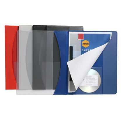 Picture of MBG FILE A4 FLAT PREMIER INS GREY
