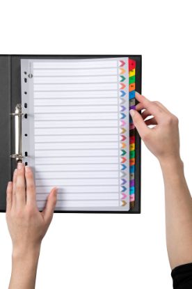 Picture of MBG DIVIDERS REINF BRD COL A4 A-ZTAB