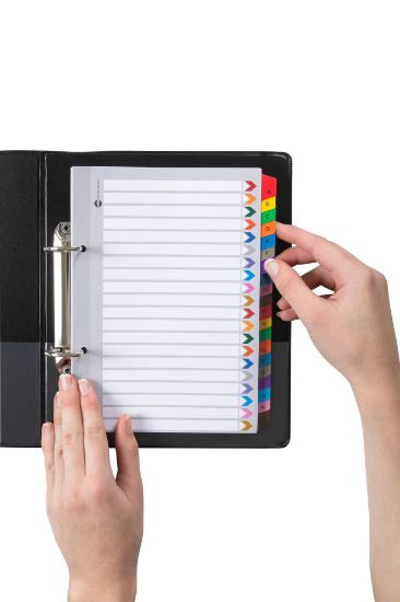 Picture of MBG DIVIDERS REINF BRD COL A5 A-ZTAB