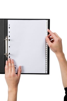 Picture of MBG INDICES WHITE PP A4 1-54TAB