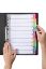Picture of MBG DIVIDERS REINF BRD FLUORO A4 10TAB