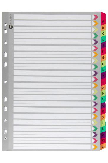 Picture of MBG DIVIDERS REINF BRD FLUORO A4 A-ZTAB