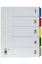 Picture of MBG DIVIDERS XWIDE CLR PP A4 5TAB