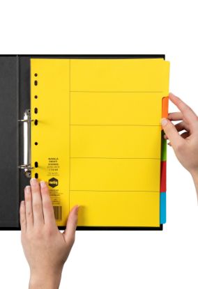 Picture of MBG DIVIDRS XWIDE BRIGHTS MNLLA A4 5TAB