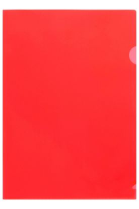 Picture of MBG FILE A4 LETTER POLY RED