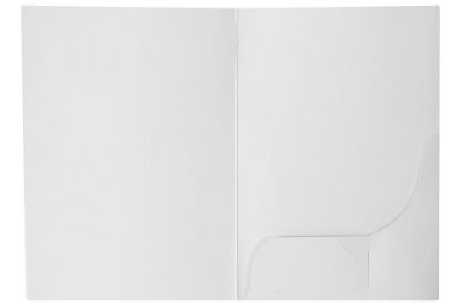 Picture of MBG PRSNT FLDR A4 MATTE WHITE BX50