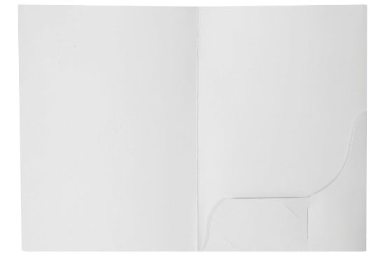 Picture of MBG PRSNT FLDR A4 MATTE WHITE BX50