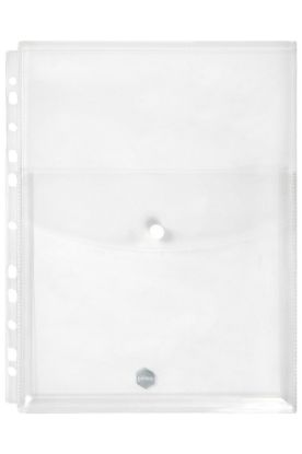 Picture of MBG TOP OPEN BINDER POCKET CLEAR