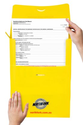 Picture of NF SDS DOCUMENT BOX YELLOW