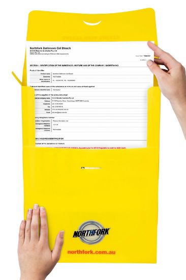 Picture of NF SDS DOCUMENT BOX YELLOW