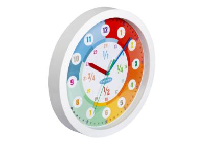 Picture of CARVEN WALL CLOCK EDUCATIONAL 300MM 24HR
