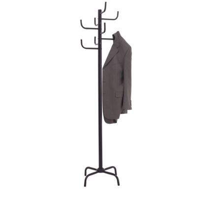 Picture of JASTEK COAT RACK BLACK 8 HOOKS