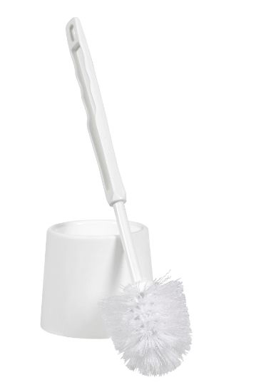 Picture of CLEANLINK TOILET BRUSH AND POT WHITE