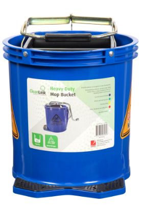 Picture of CLNLNK HVY DTY MOP BKT MTL WRNGR 16L BLU