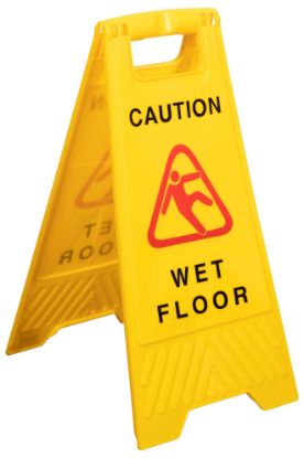 Picture of CLNLNK SFTY SIGN WET FLR YLW
