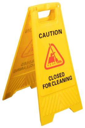 Picture of CLNLNK SFTY SIGN CLSD FOR CLNING YLW