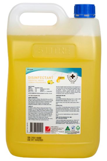 Picture of NF LEMON DISINFECTANT HOSP GRADE3X5L