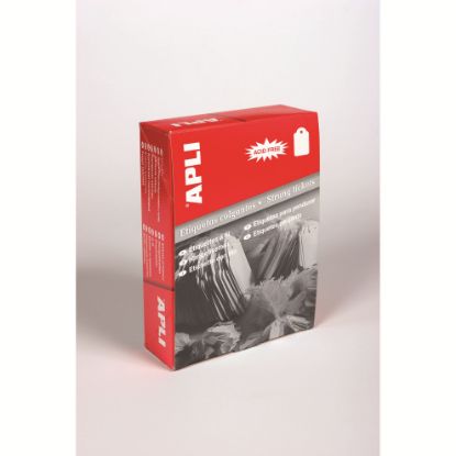 Picture of APLI STRUNG TICKETS 28X43MM WHT 500 BOX