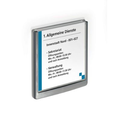 Picture of DUR CLICK SIGN 149X148.5MM GRY