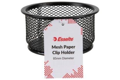 Picture of ESSELTE METAL MESH PAPER CLIP HOLD BLK