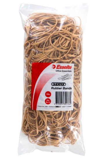 Picture of ESSELTE SUPERIOR RBANDS SIZE 34 500GM BG