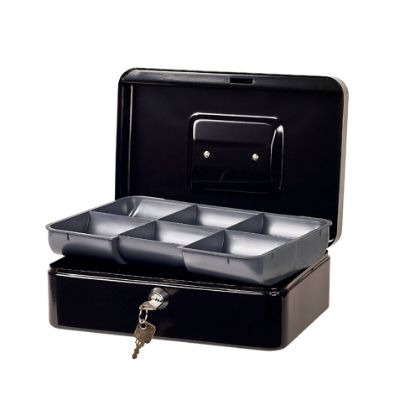 Picture of ESSELTE CLASSIC CASH BOX NO6 BLACK