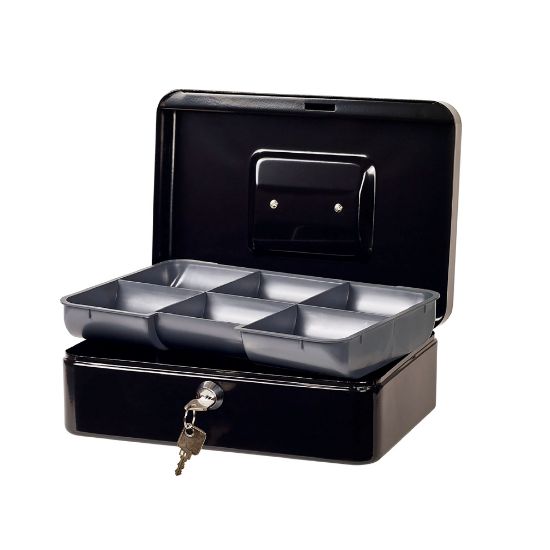 Picture of ESSELTE CLASSIC CASH BOX NO8 BLACK